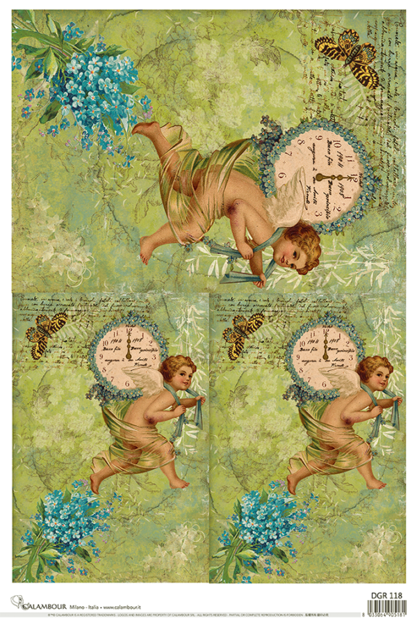 Carta da Découpage Angioletti (DG-118)