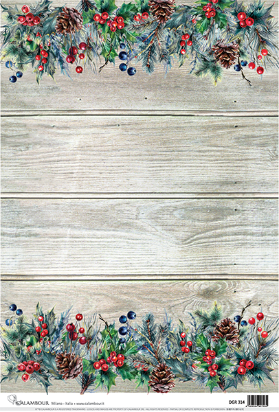 Carta da Découpage Natale (DG-314)