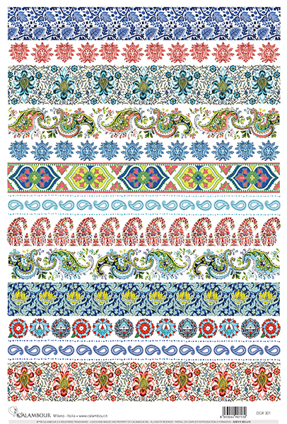 Carta da Découpage Ornamentali (DG-301)
