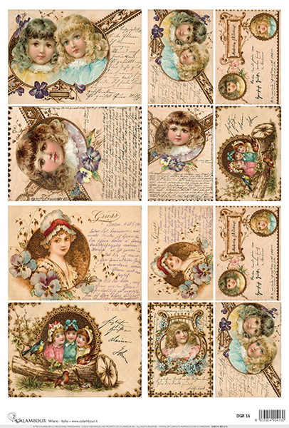 Carta da Découpage Bambini (DG-16)