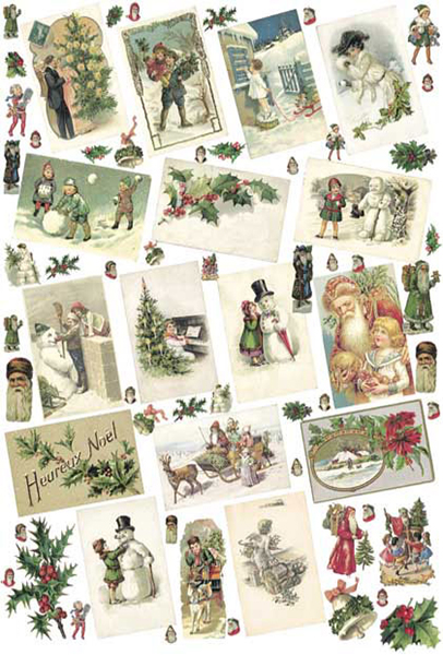 Carta da Découpage Natale (EASY-268 & EXCR-268-EASY)