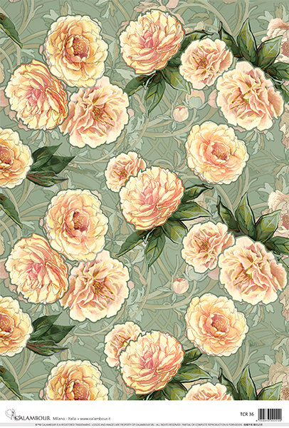 Carta da Découpage Fiori (TC-36)
