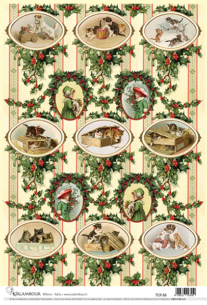 Carta da Découpage Natale (TC-68)