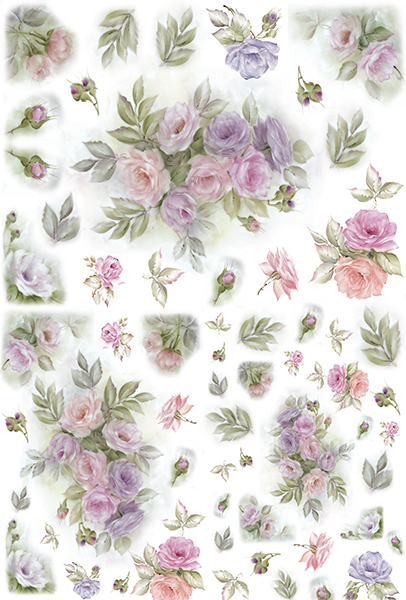 Carta da Découpage Fiori (EASY-256 & EXCR-256-EASY)