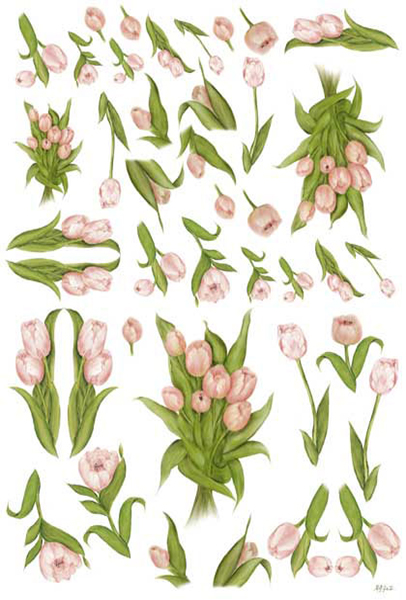 Carta da Découpage Fiori (EASY-257)