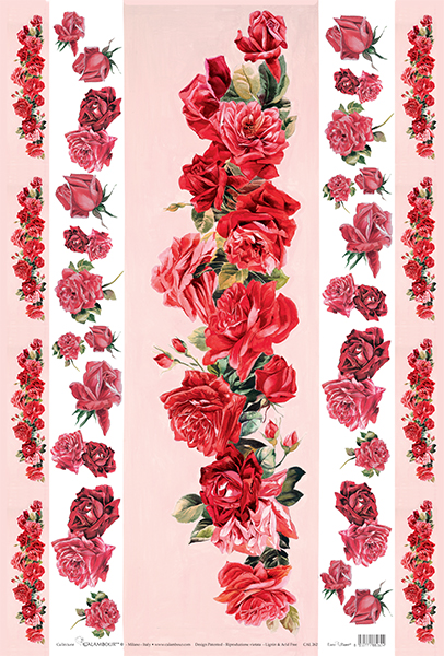 Découpage Paper Flowers (EASY-262 & EXCR-262-EASY)