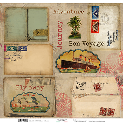 Vintage Travel 4 - 3706  Travel scrapbook pages, Scrapbook