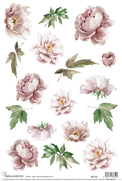 Decoupage Paper Flowers (PAU-01)