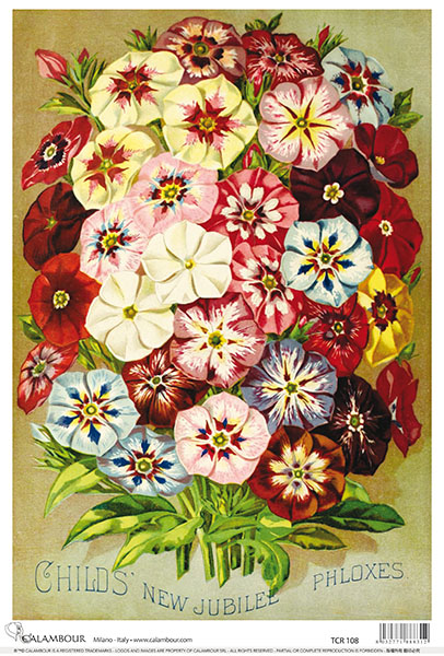 Carta da Découpage Fiori (TT-78 & TC-108)