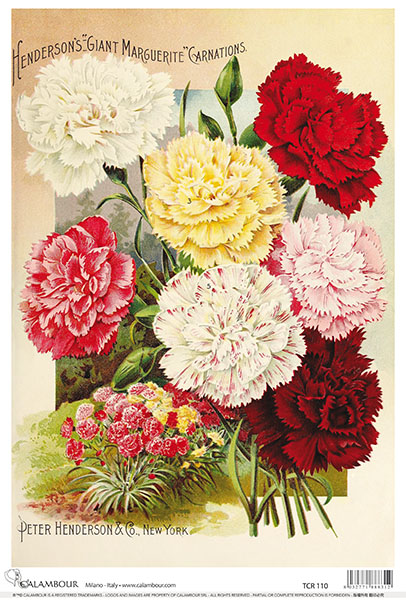 Carta da Découpage Fiori (TT-88 & TC-110)