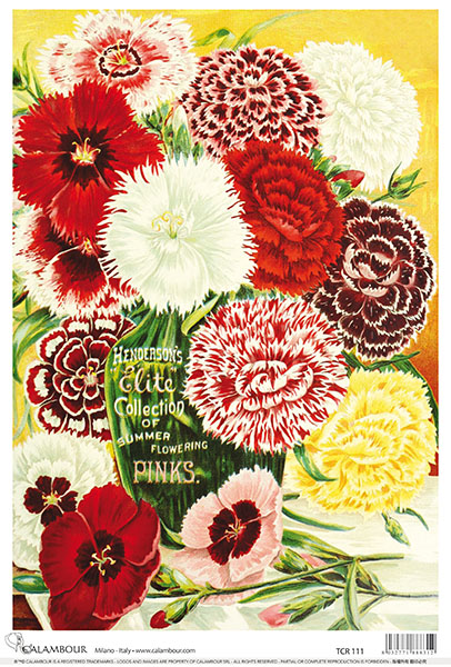 Carta da Découpage Fiori (TT-89 & TC-111)